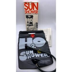 Vintage Original H2O Sun Shower 2.5 Gallon - Outdoor Hiking Camping Canoe - NOS